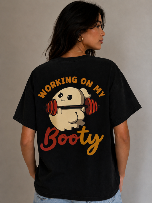 BOOty with front pocket Print